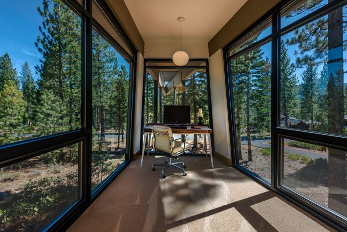 Office In Sage Flight House, Truckee California, by Sage Architecture